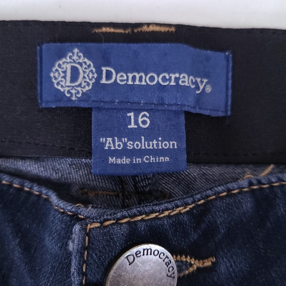 Democracy Ab Technology Shaping Boot Bootcut Jeans Size 16 - Picture 8 of 8